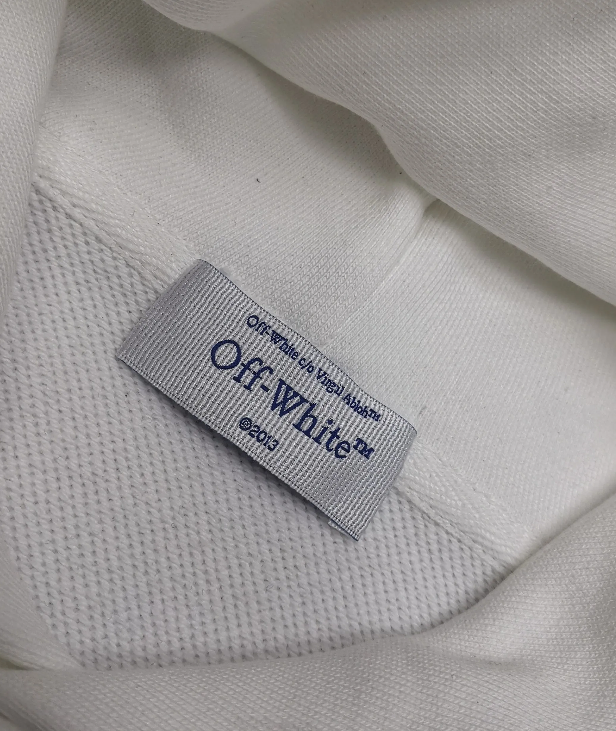 off white 25ss new arrow loose hooded sweatshirt Color: Black White Size: S M L XL P410